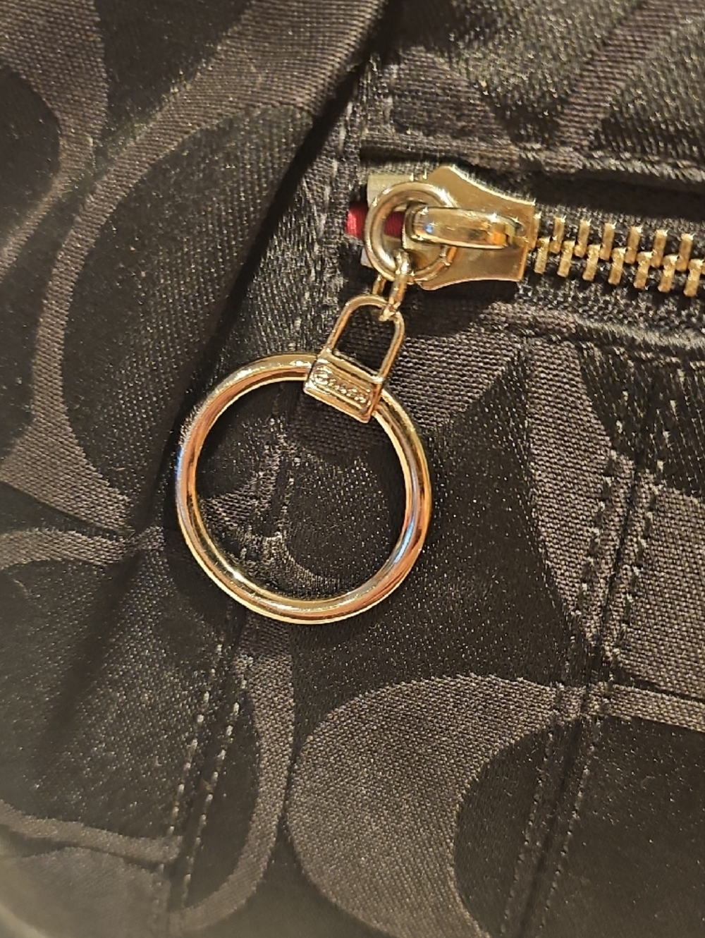 Coach Black Signature Poppy Dome Satchel - Picture 3 of 14